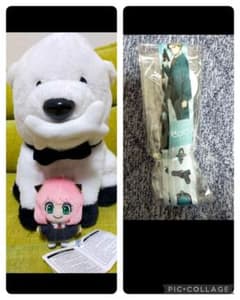 스파이 패밀리 본드 아냐 봉제 인형 넥 스트랩