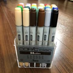 コピック24色のサムネイル