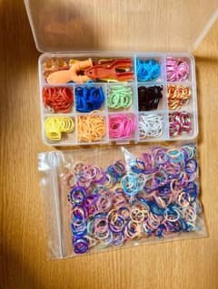 カラフル輪ゴムアクセサリーのサムネイル