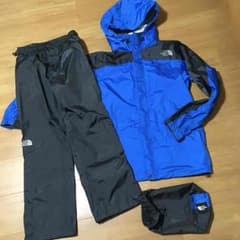 150 キッズ ノースフェイス レインウエア 上下  カッパのサムネイル