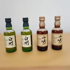 サントリーミニチュア瓶 山崎12年 白州12年 4本セット - メルカリ