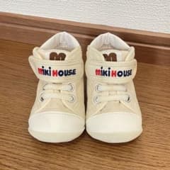 Miki HOUSE ホワイト ハイカットシューズ 12.5のサムネイル