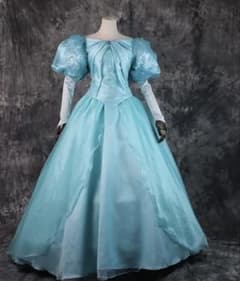 Disney Ariel Cosplay Costume Dress for Halloween