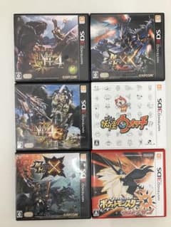 3DS ポケモンサン モンハン 3DSソフト6本セット モンハン ポケモン 妖怪ウォッチ - メルカリ