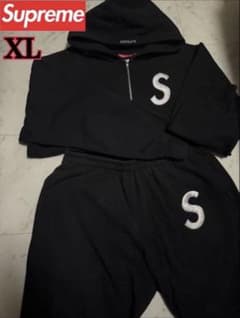 Supreme Sロゴパーカー XL SUPREME】 S Logo Zip Up Hooded Sweatshirt Navy - 24FW (Supreme