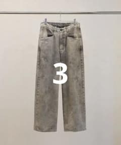 ANCELLM 26SS CHINO WIDE SLACKS BLACK 3 - メルカリ