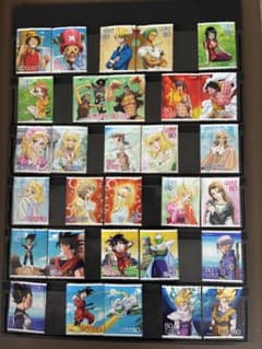 使用済み切手アニメシリーズ①3種30 枚のサムネイル