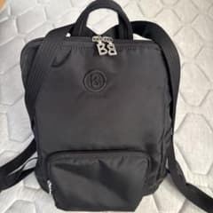 超美品BOGNER バックパック ブラック ボグナー☆ナイロンリュック 