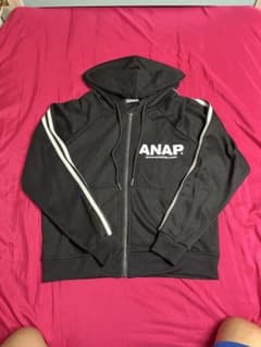 ANAP ジップアップパーカー ブラック アナップのサムネイル