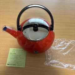 エジリー ホーロー ケトル 2.4L 昭和レトロ 赤 - メルカリ