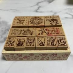 廃盤品　ちびギャラリー 木製ごほうびスタンプ③