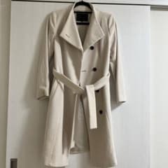 UNTITLED アイボリー ロングコートのサムネイル