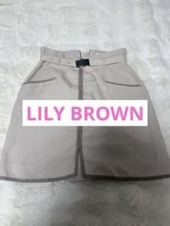 LILY BROWN ベルト付き キュロット ミニスカートのサムネイル