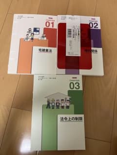 2024年度版 宅建士の教科書 3冊セット　表紙ありのサムネイル