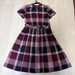 バーバリーブルーレーベル 半袖ひざ丈ワンピース - メルカリ