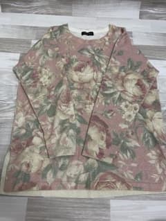 Majolica 花柄 長袖ニット LLサイズ - 5