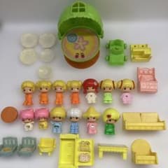 こえだちゃん　みきちゃん　昭和レトロ　ミニドール フィギュア 小物付き　初代のサムネイル