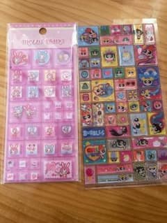 メゾピアノ パワパフ タイルシール2枚セットのサムネイル