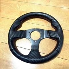 最終値引き　汎用ステアリング　28cmのサムネイル