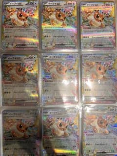 【美品ブイズRRセット】9ポケコレクションです。スタデブイズ9種各1枚付き 海外人気【美品ブイズRRセット】9ポケ全種コレクション スタデブイズ全