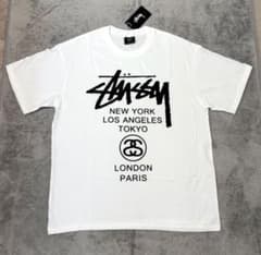 ☆未使用☆ ステューシー Tシャツ ホワイト XL - メルカリ
