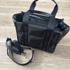 新品kate spadeキップ パフィースモールトートバッグ ブラック 2way 