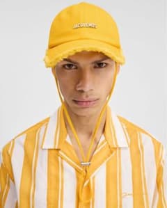 JACQUEMUS キャップ 黄色、オレンジ帽子 | Mercari