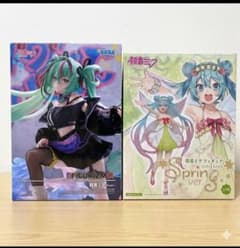 初音ミク Figurizmα spring 新作プライズフィギュア 2体セット - メルカリ