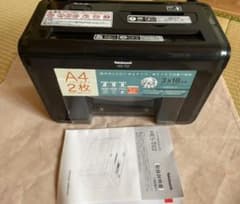 ナカバヤシ HES-T02 電動シュレッダー A4２枚 CD DVD シュレッダのサムネイル