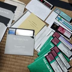 PC98 システム系ディスク5枚　その他18枚セット　貴重デモディスク PC98 システム系ディスク5枚 その他18枚セット 貴重デモディスク