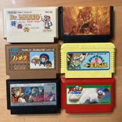 【値下げ】ファミコンソフト6本セットのサムネイル