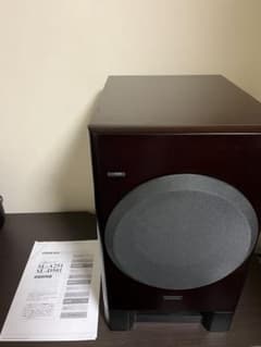 ONKYO アンプ内蔵サブウーファー　SL-D501 ONKYO アンプ内蔵サブウーファー SL-D501 - メルカリ