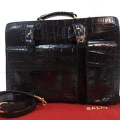 BALLY バリー　レザー　2way ビジネスバッグ　ハンドバッグ　A4収納 BALLY バリー レザー 2way ビジネスバッグ ハンドバッグ A4収納