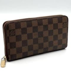 ルイヴィトン ダミエ エベヌ ジッピーウォレット 長財布 ブラウン 66