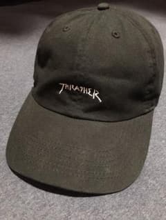 THRASHER キャップ ブラックのサムネイル