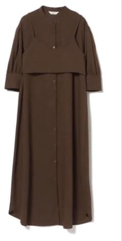 BEAMS HEARTビスチェ シャツワンピース 定価¥8690→¥4444のサムネイル