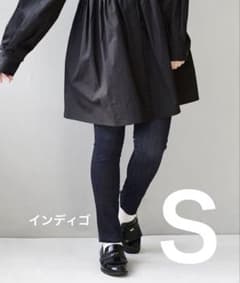 イーザッカマニア　エアパンツ　レディース スキニーデニム　インディゴ　S サイズのサムネイル