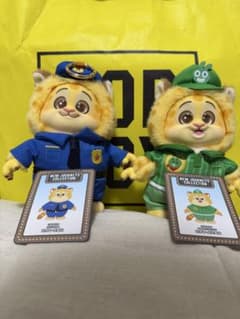 TOPTOY ズートピア　クロウハウザー　2個セット　ポリス　カフェスタッフのサムネイル