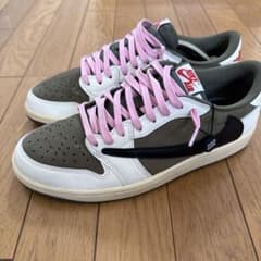Nike Air Jordan 1 Low グレー/ホワイト/ブラック/ピンクのサムネイル