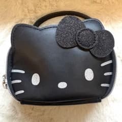 サンリオ　ハローキティ×BRILMY メイクポーチ　ブラックのサムネイル
