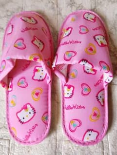 Hello Kitty ルームシューズ ピンクのサムネイル