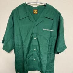 【美品】HUMAN MADE 半袖シャツ グリーンのサムネイル