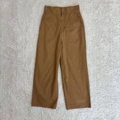 トゥモローランド　セミワイドパンツ ブラウン　サイズ32のサムネイル