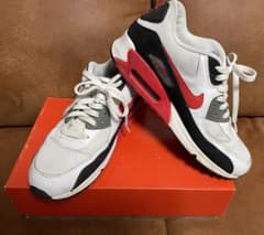 NIKE AIRMax90(白×黒×赤)のサムネイル