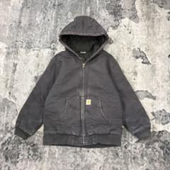 キッズL Carhartt アクティブジャケット ブラック vintage - メルカリ