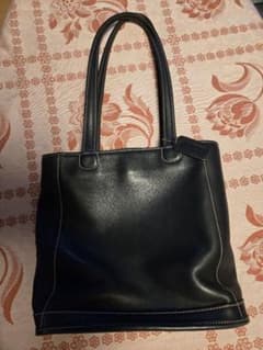COACH ブラック レザートートバッグ　オールドコーチのサムネイル