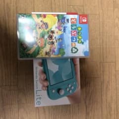 NINTENDO SWITCH LITE ターコーイズ中古　どうぶつの森セットのサムネイル