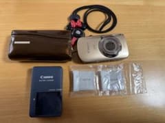 美品　Canon IXY 510IS ゴールド バッテリー2個 充電器 ケース付のサムネイル