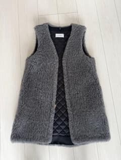 THE RERACS ザ リラクス ボアベスト グレー - メルカリ