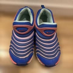 Nike キッズ スニーカー 青 ピンク　ダイナモフリーのサムネイル